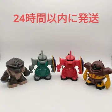 건담 키링 (겔구그, 샤아 겔구그, 앗가이, 고그) 4종 세트