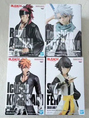 BLEACH 쿠로사키 이치고 아바라이 렌지 히즈카야 토시로 소이 폰 피규어