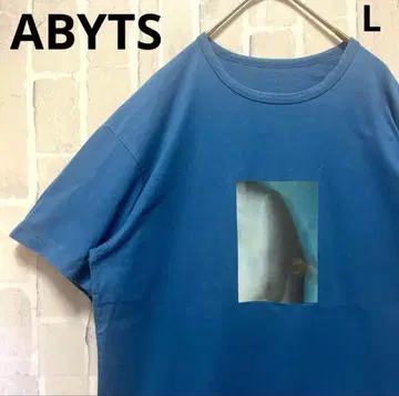 ABYTS 에이바이티에스 사토 타케루 반팔 사진 T셔츠 빅 로고 L