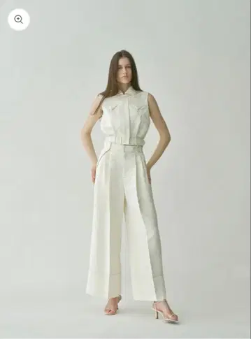 [ 새상품 ] Architect Volume Wide Pants S 화이트