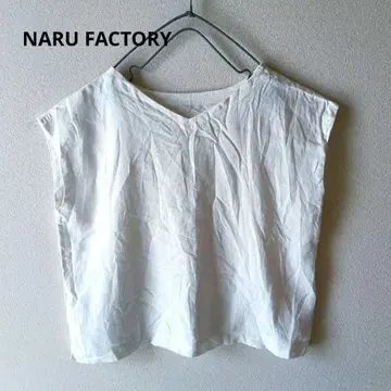 NARU FACTORY 나루팩토리 블라우스 린넨 100% 루즈핏