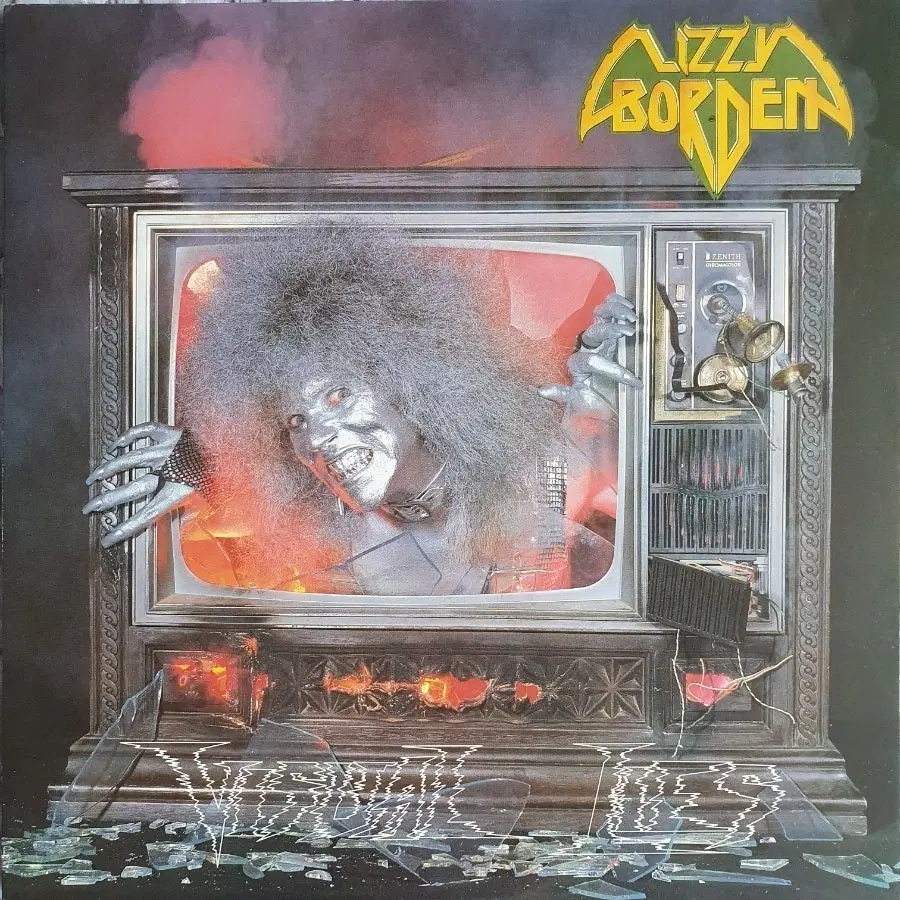 LIZZY BORDEN - VISUAL LIES LP(미국초반)