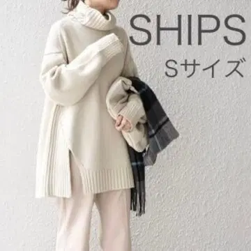 SHIPS 사이드 슬릿 터틀 풀오버