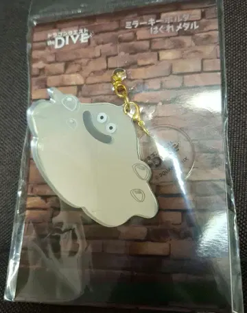 드래곤 퀘스트 the DIVE 거울 키링 메탈 슬라임