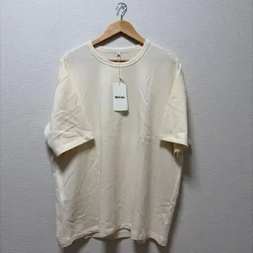 택 포함 새상품 MUJI Labo 미니 쭈리 크루넥 반팔 T셔츠