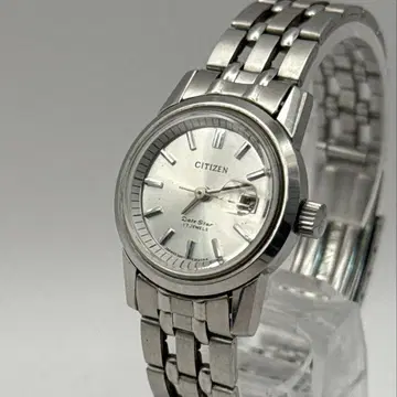 CITIZEN Date Star 17석 자동 와인딩 4-530217 실버