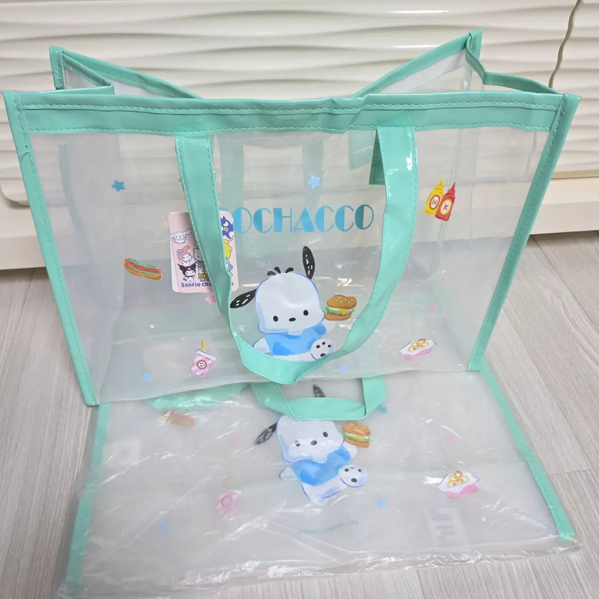 산리오 포차코 pvc 가방 미개봉 새제품 판매