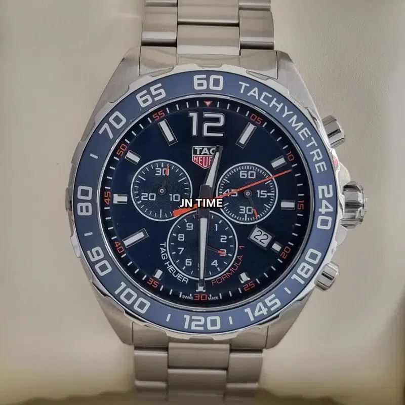 태그호이어 포뮬러1 크로노 청판 쿼츠 43mm CAZ1014(2018년식