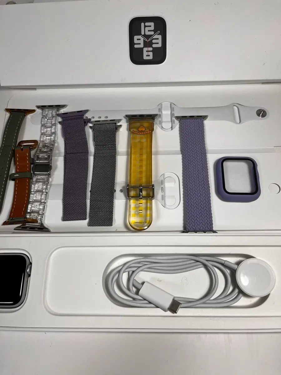 애플워치 se2 40mm 풀구성+다양한 스트랩