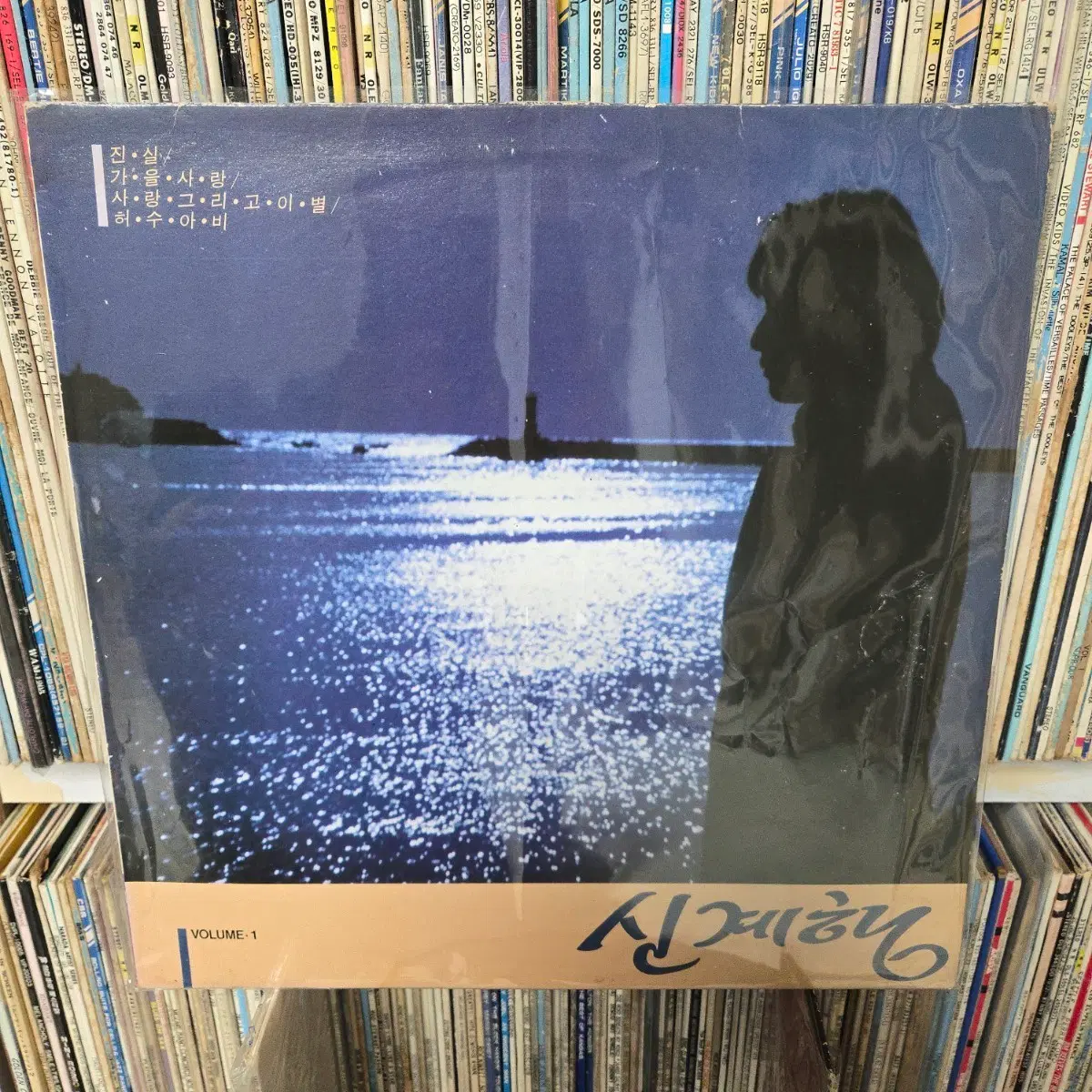 신계행 진실/가을사랑/사랑 그리고 이별/허수아비 LP판
