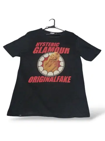 HYSTERIC GLAMOUR ORIGINALFAKE 남성용 M 면 티셔츠