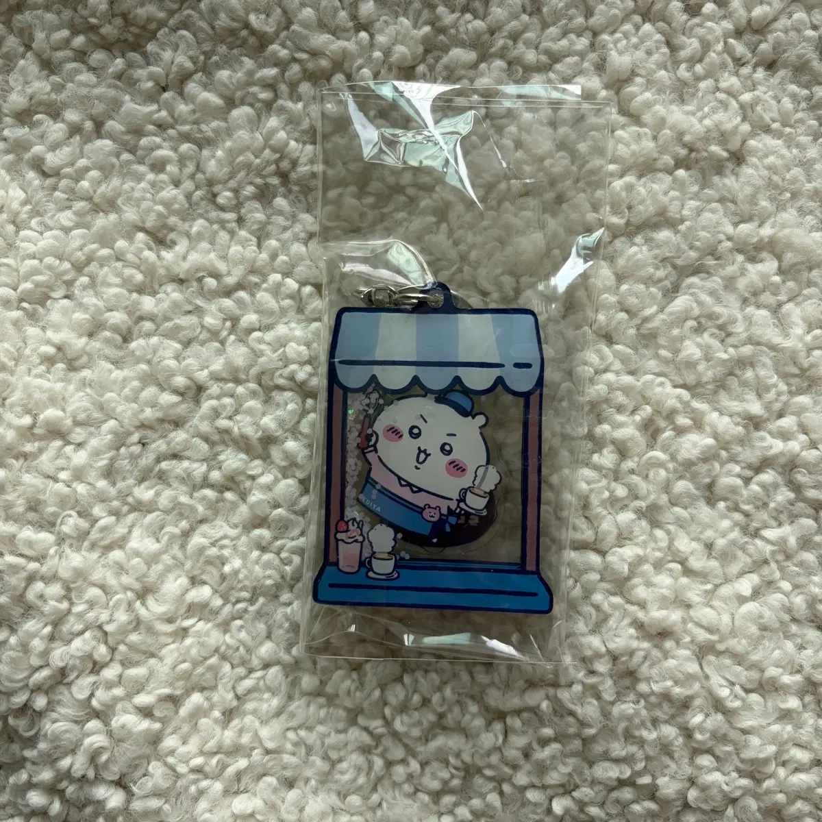 치이카와 이디야 콜라보 워터볼 키링