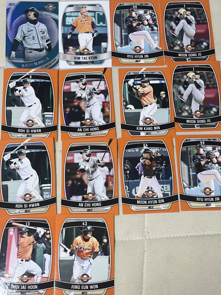 한화 이글스 kbo 카드 일괄 판매