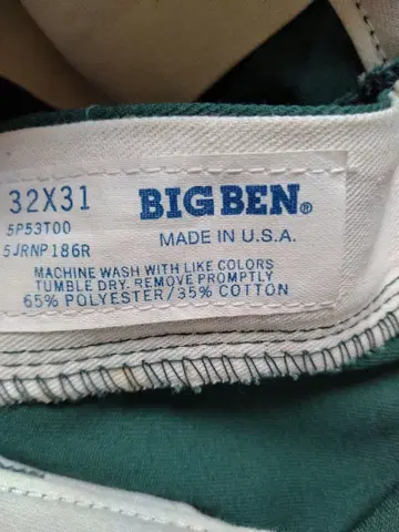 상태 바키바키 90sUSA제 BIGBEN 워크 팬츠 w32 빈티지