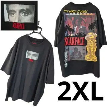 SCARFACE 무비 티셔츠 블랙 XXL