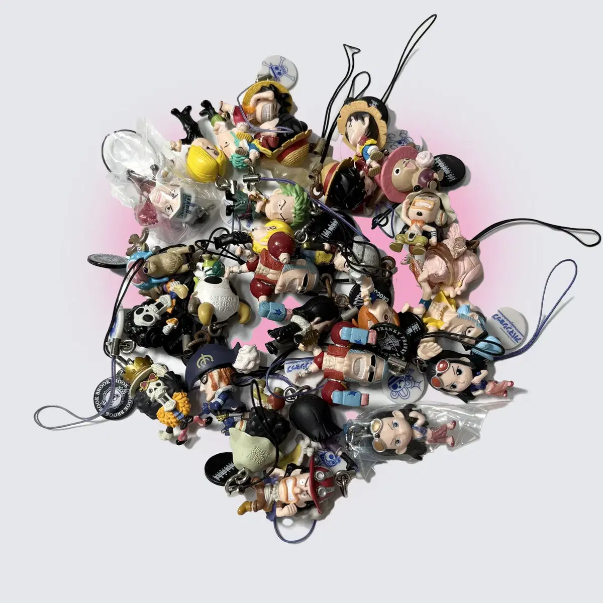 원피스 고전 피규어 키링