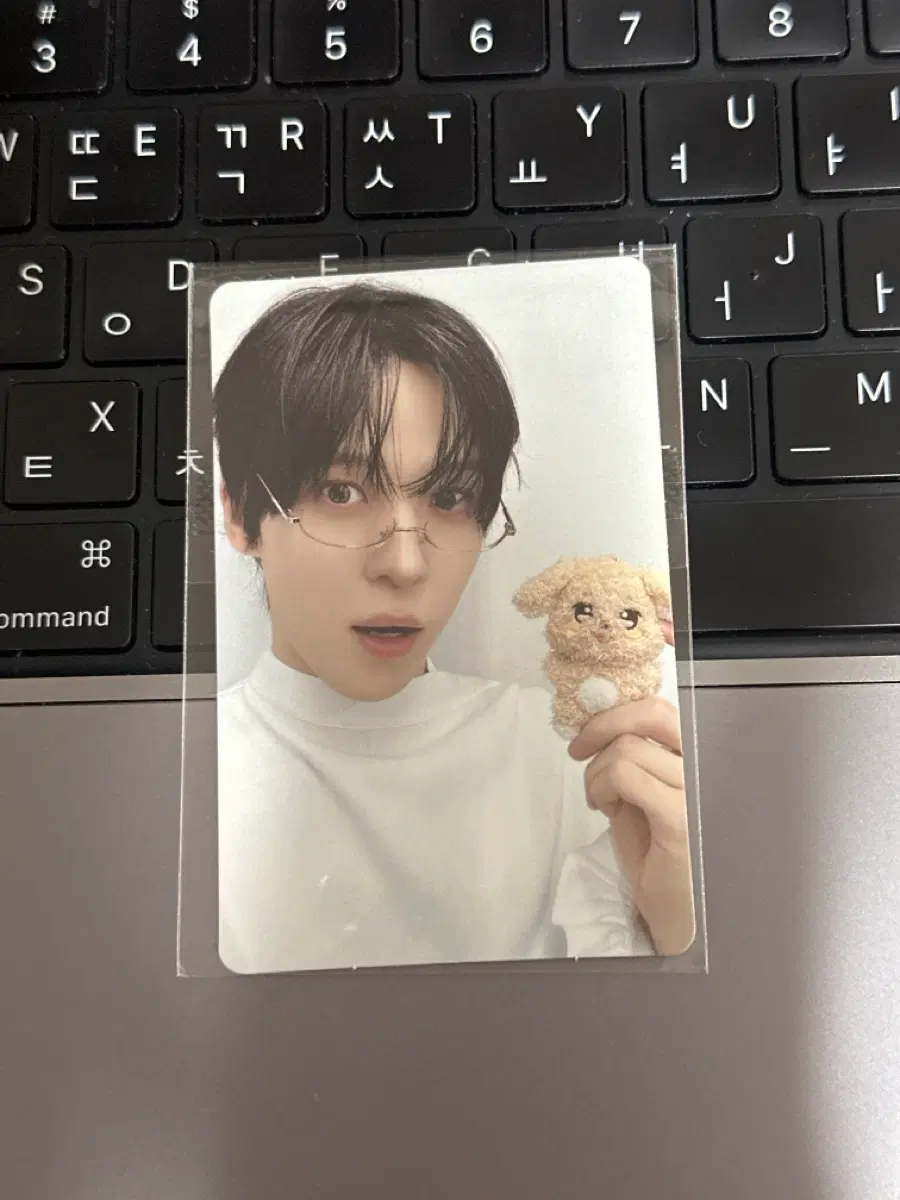 에이티즈 애니티즈 인 데자뷰 윤호 게임 오프리인 이벤트 포카 포토카드