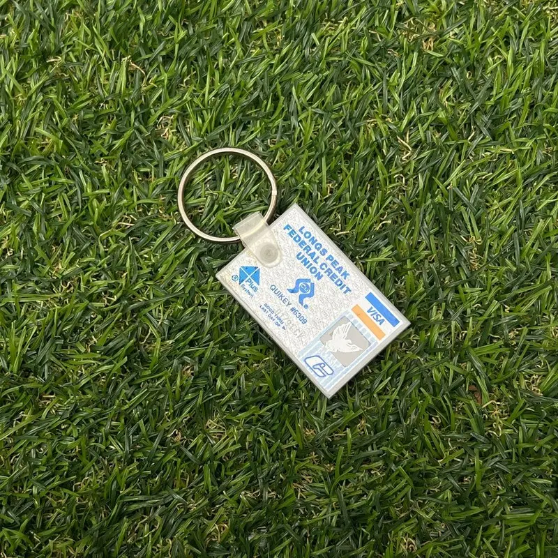 빈티지 미니 신용카드 키링 y19039