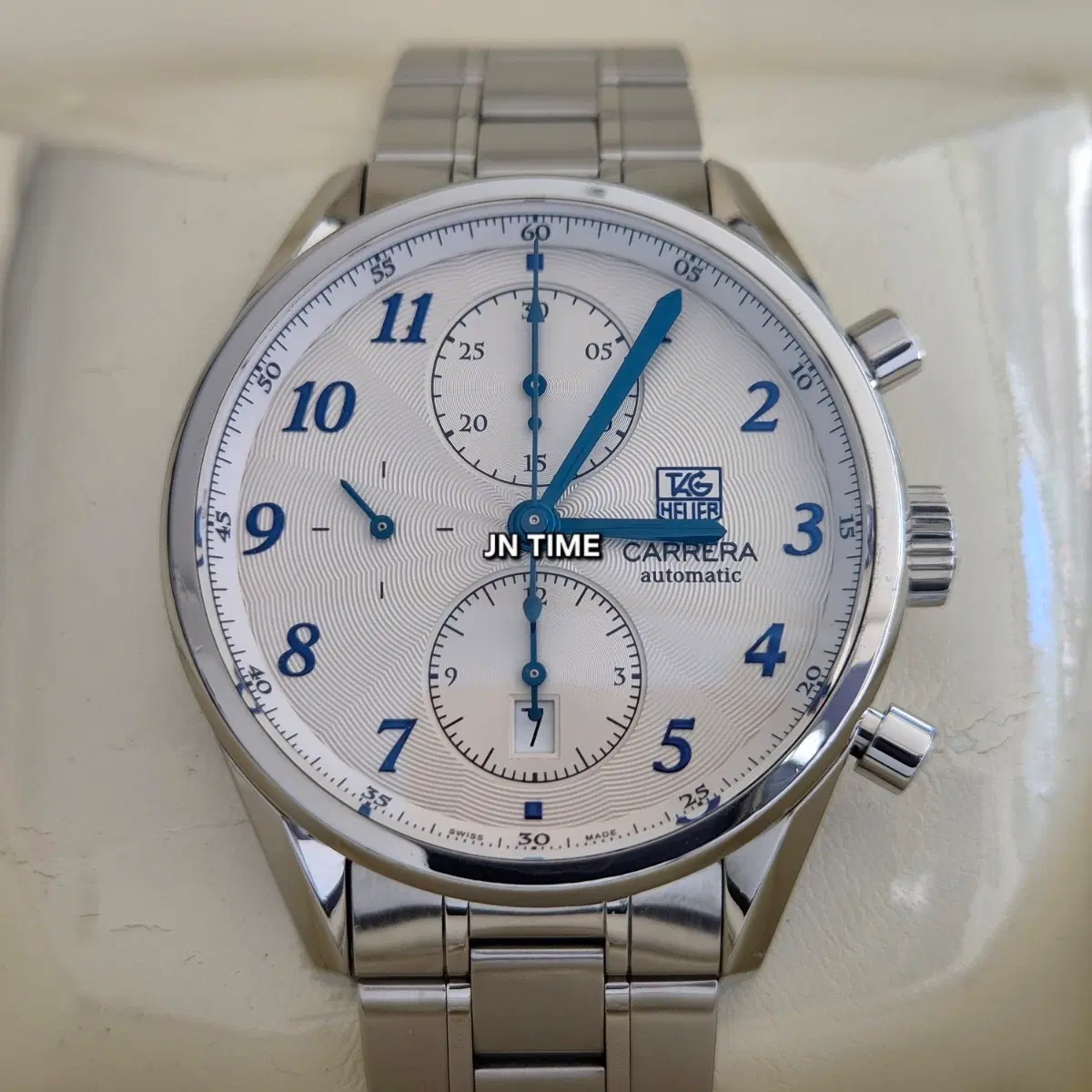 태그호이어 구형 까레라 헤리티지 크로노그래프 41mm CAS2111