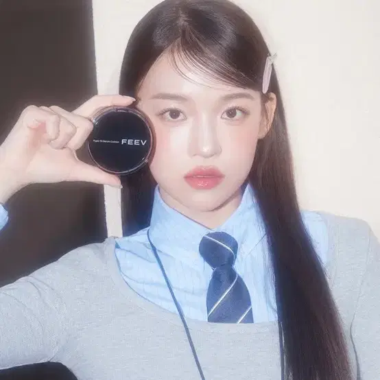 FEEV 하이퍼핏 세미 글로우 쿠션 피치