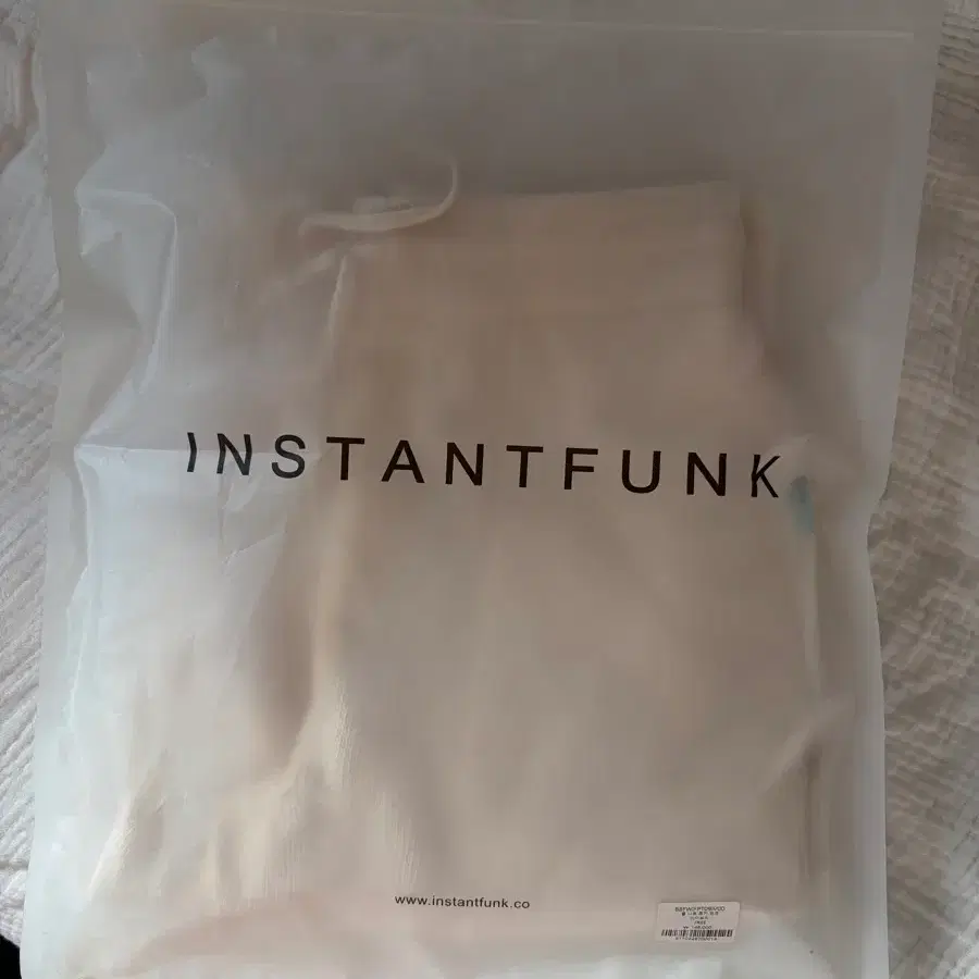 [새상품]인스턴트펑크 니트 조거 팬츠 아이보리 FREE