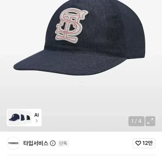 타입서비스 웹 모자 Patched Wide Brim Cap 새상품