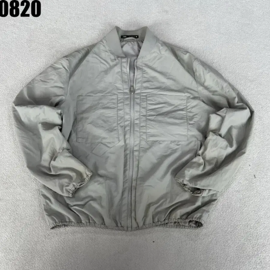 ZARA 봄버 자켓 라이트 그레이 m