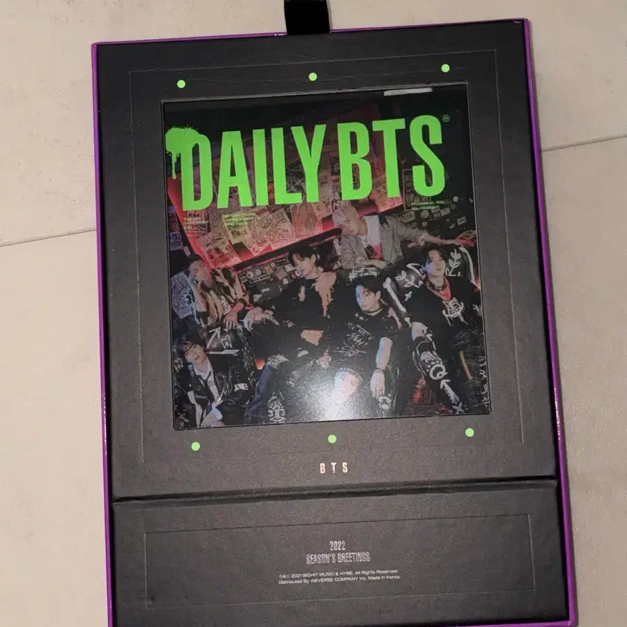 방탄 2022 시그 시즌그리팅 BTS 석진 남준 윤기 호석 지민 태형 정국 포카