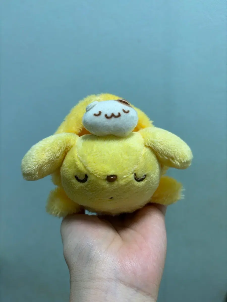 고전 쿨쿨 폼폼푸린 후드 마스코트 인형
