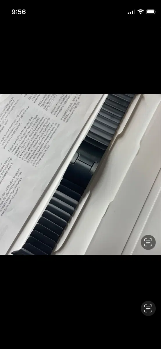 애플워치 링크브레이슬릿 스페이스블랙 38mm SSS급