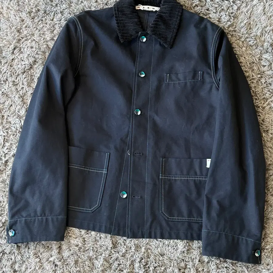 마르니 코듀로이 카라 커버올 자켓 21SS Size 46IT