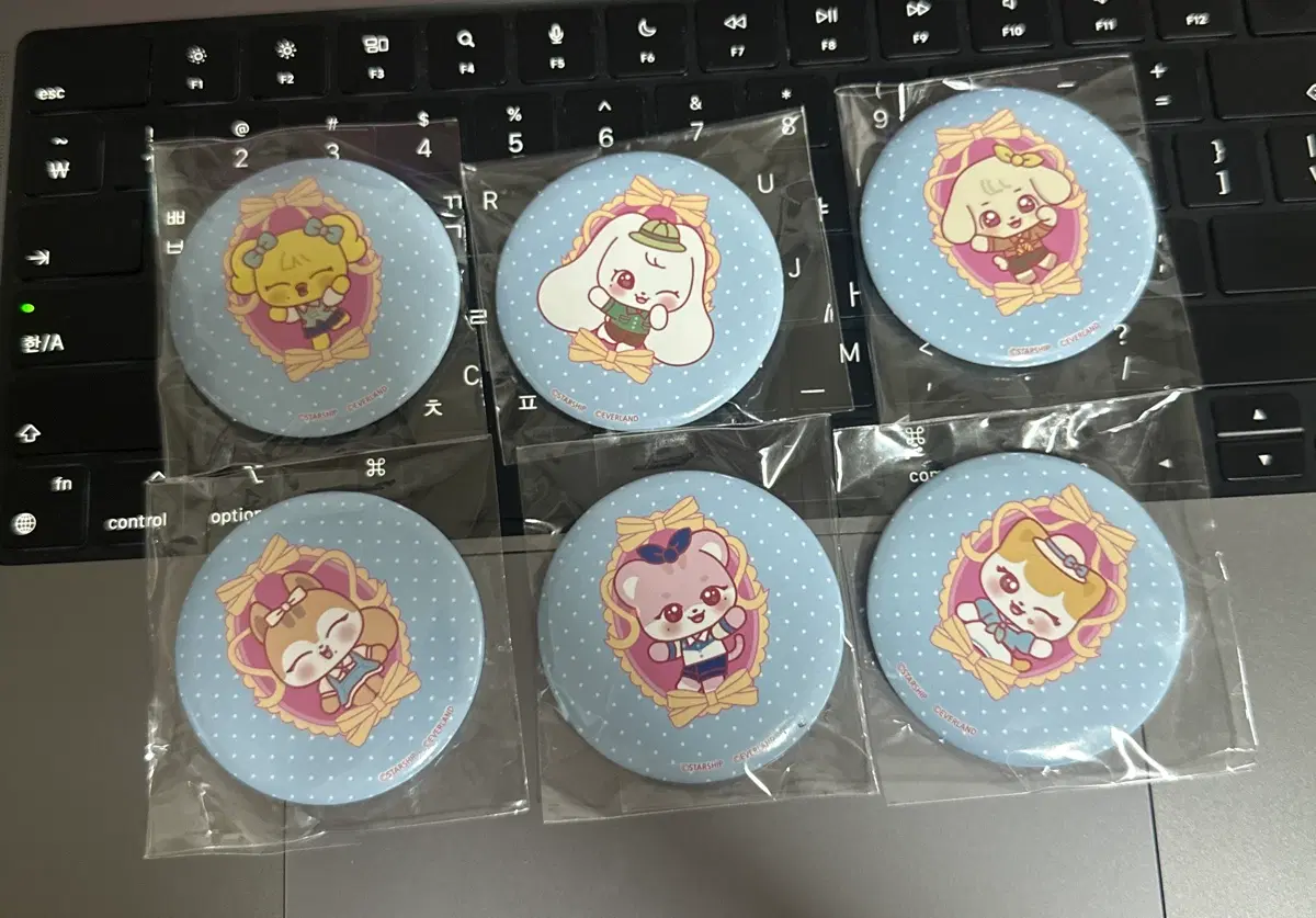 (세트) 아이브 에버랜드 핀 뱃지 미니브