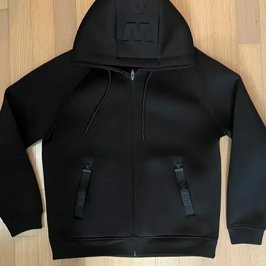 알렉산더왕 H&M 후드집업 블랙 L