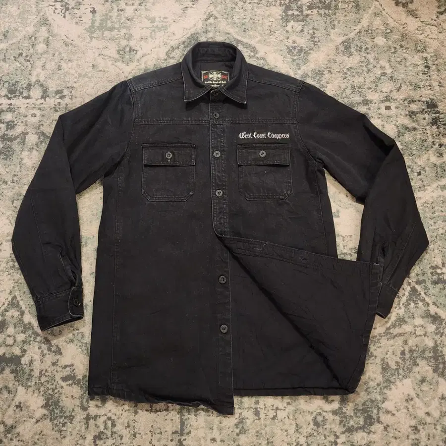 West Coast Choppers 누빔 셔츠
