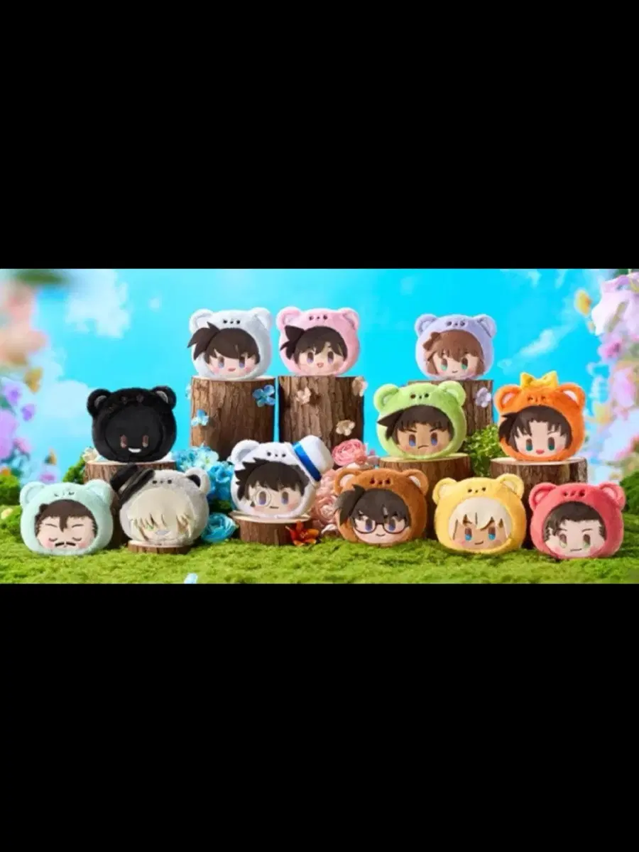 명탐정 코난 LDCX smolQ 곰키링 베어 곰탐정 누이 인형 굿즈