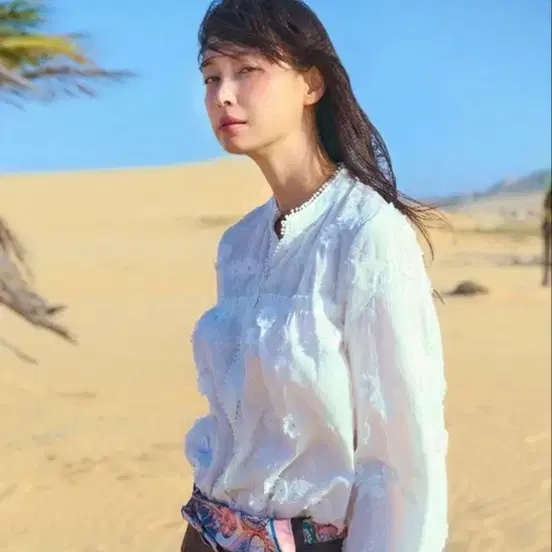 g studio 블라우스 베이지