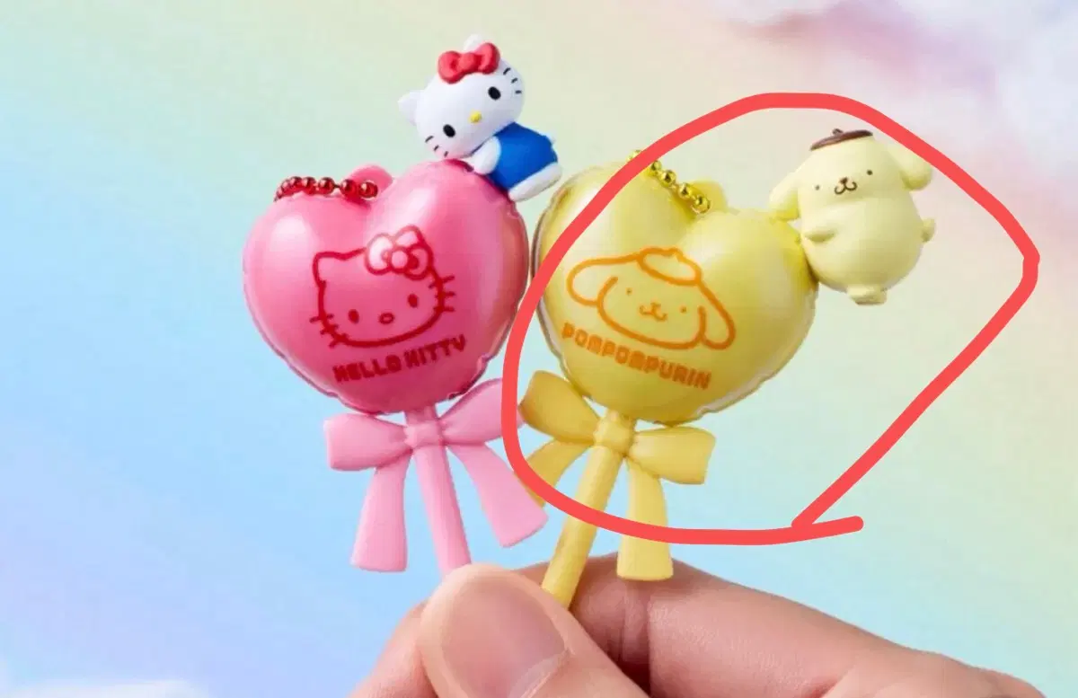 산리오 풍선 식완 폼폼푸린