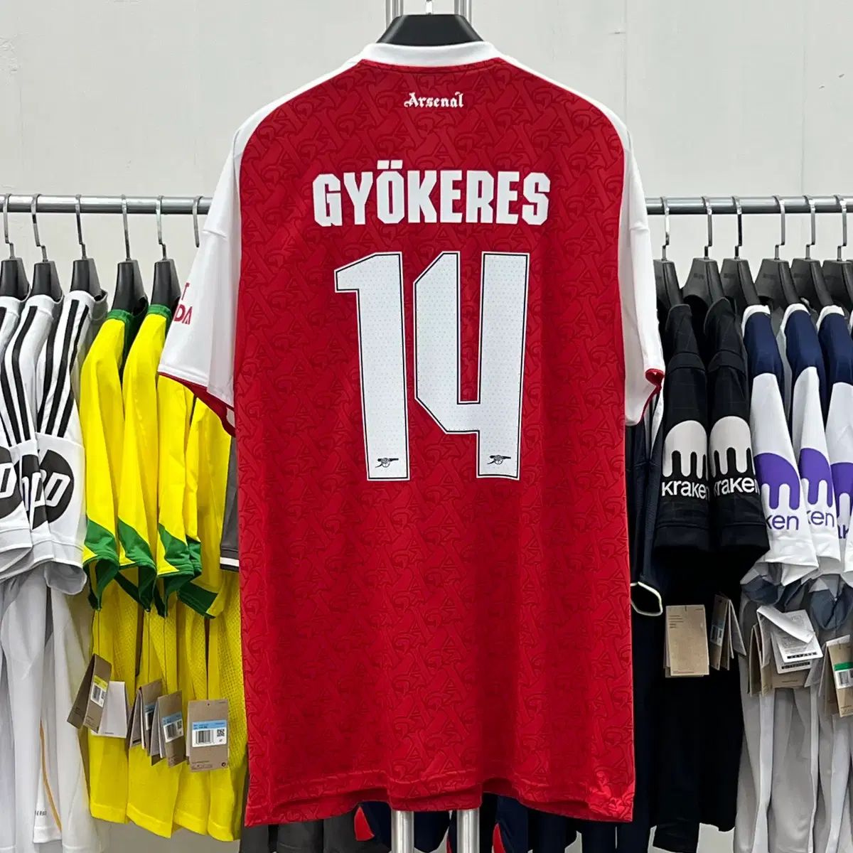 25/26 아스날 홈 No 14 빅토르 요케레스 유니폼