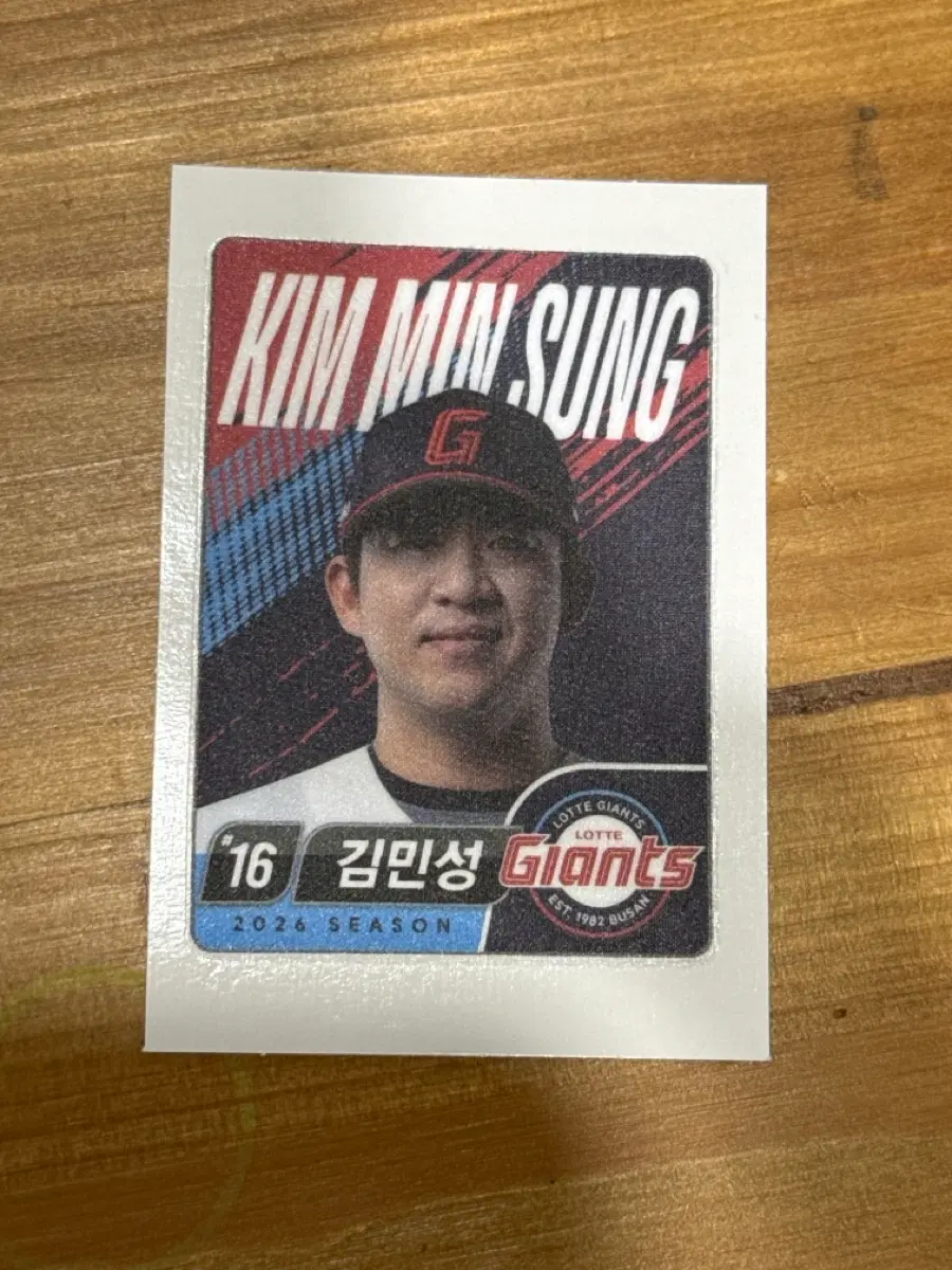 롯데 자이언츠 김민성 띠부실