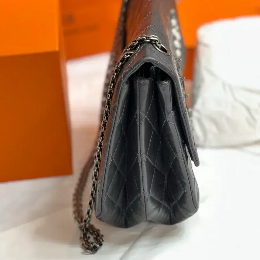 샤넬 chanel 2.55 다크 그레이 사진 4