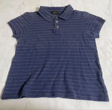 m3100 A.P.C. 피케 셔츠 보더 반팔 S