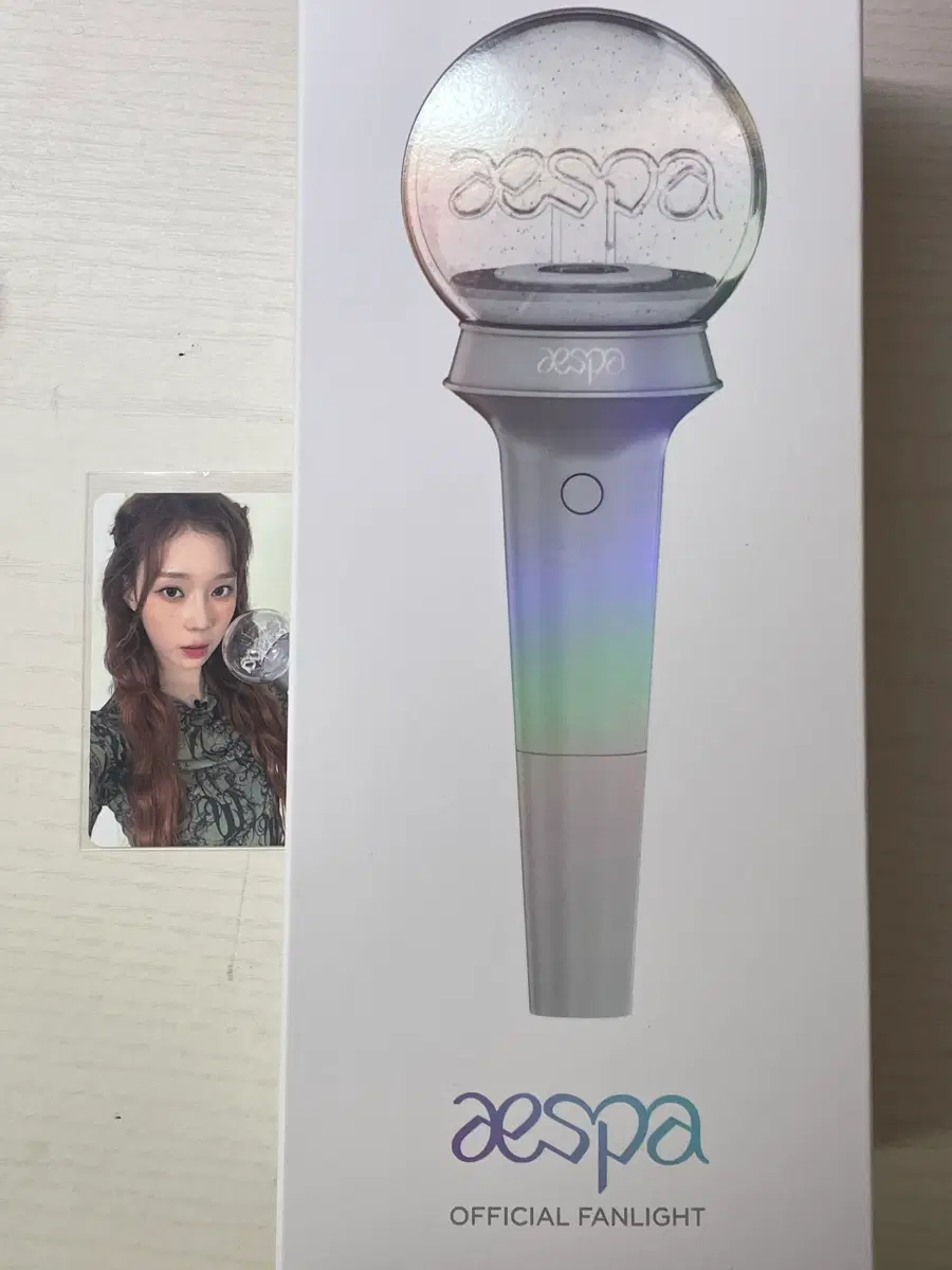 에스파 구 응원봉 스봉+윈터포카