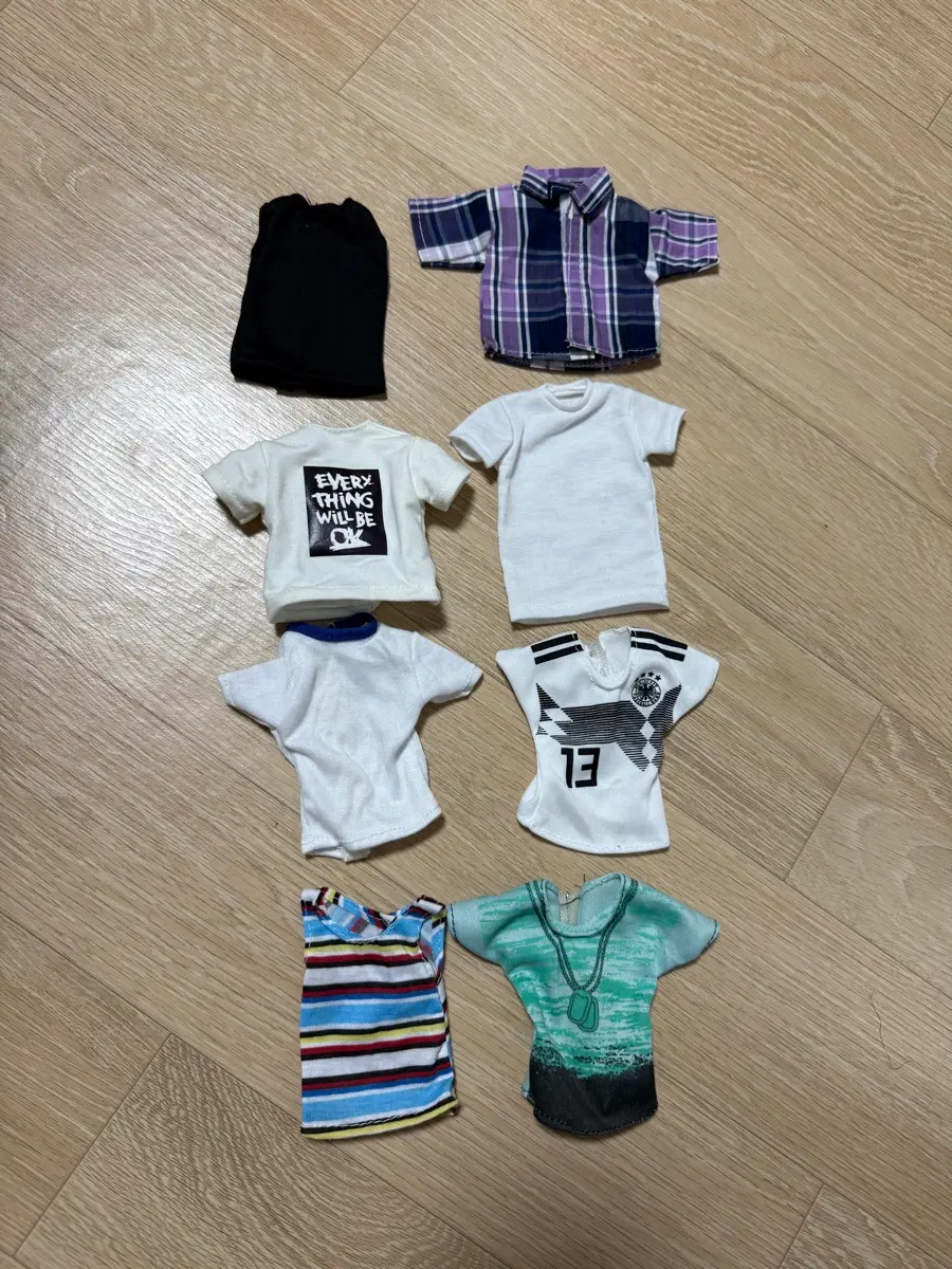 1/6스케일 12인치 피규어, 마텔 켄 인형 여름 의상 8개 일괄