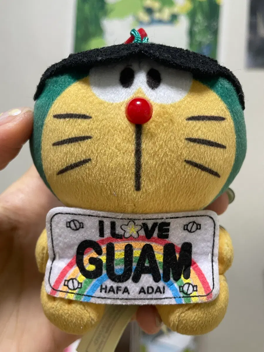 태닝 도라에몽 괌 인형 키링