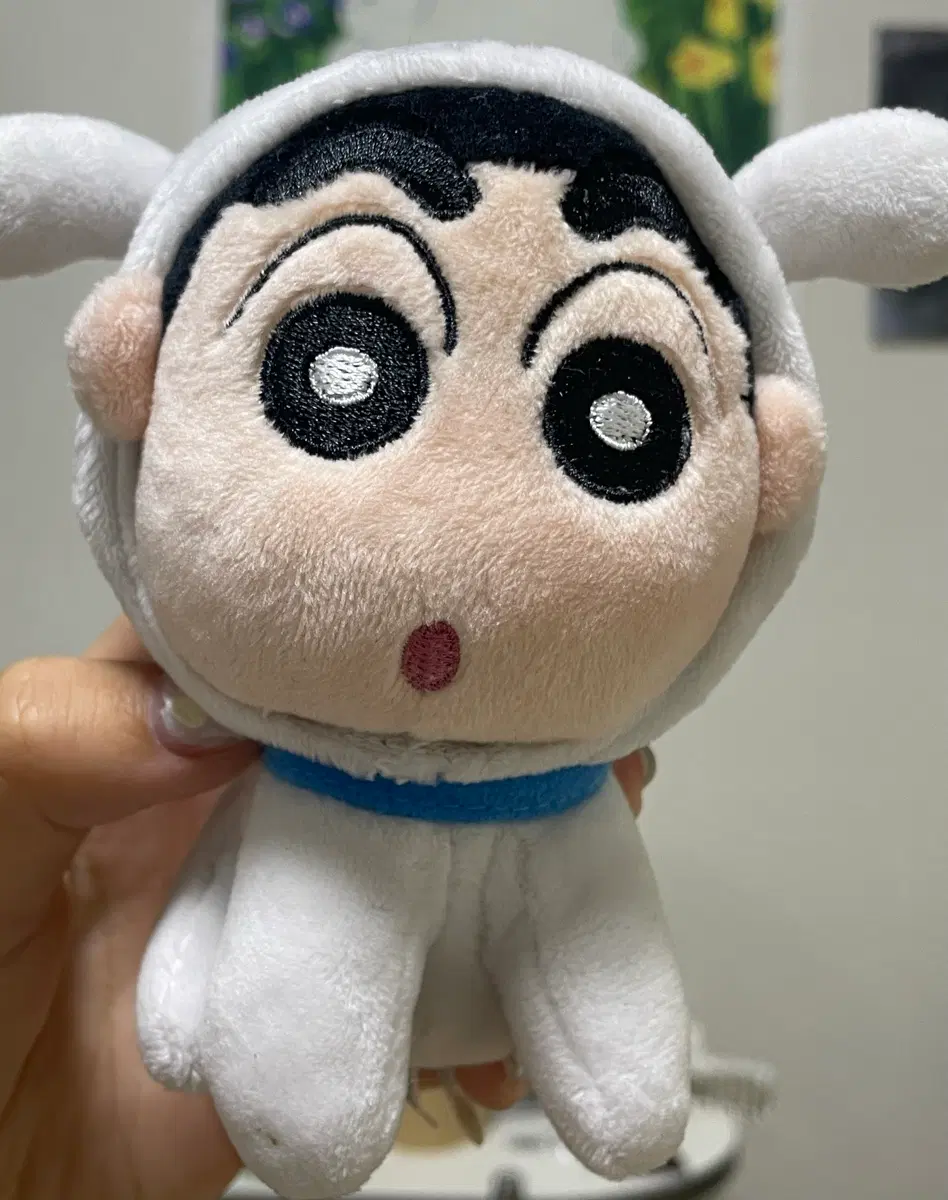 짱구 흰둥이 코스튬 고전 인형