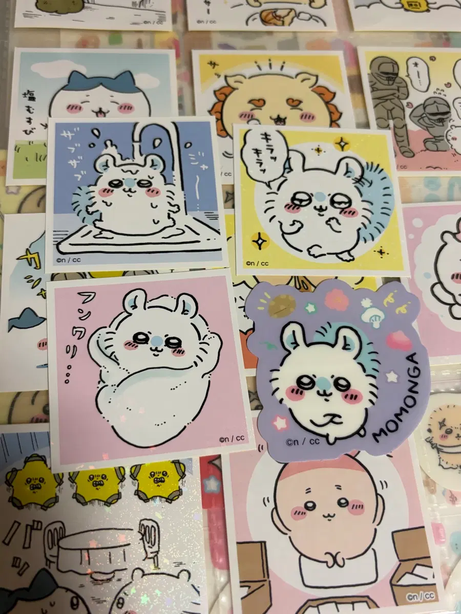 치이카와 랜덤 컬렉션 씰 스티커 모몽가 일괄
