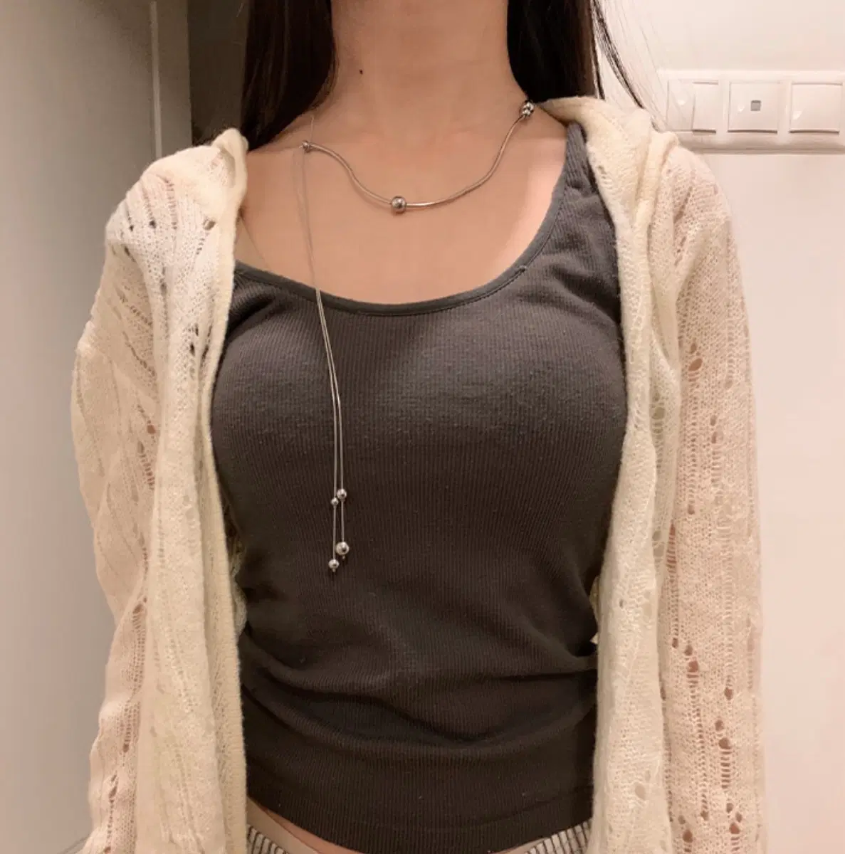 다양한 연출 가능한 목걸이 (새제품)