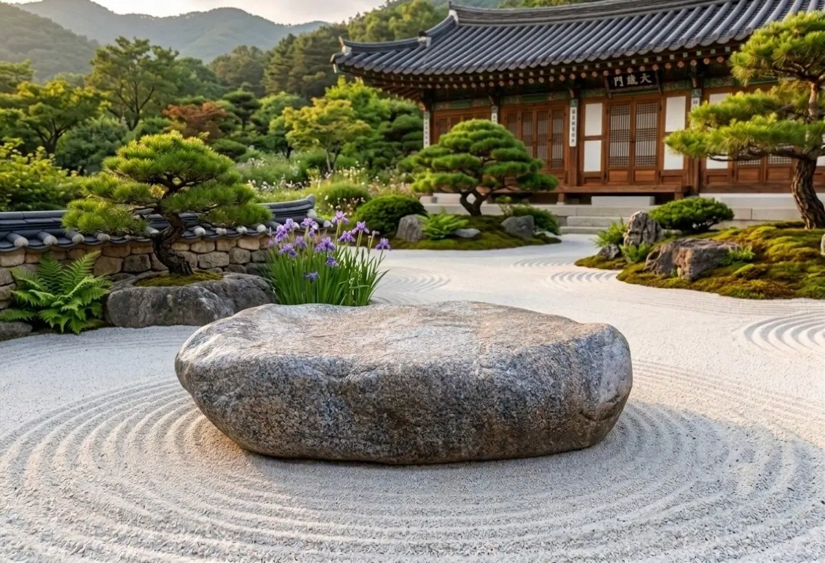 신선들의 테이블 자연석 정원석 수석 돌탁자 조경석 판매합니다