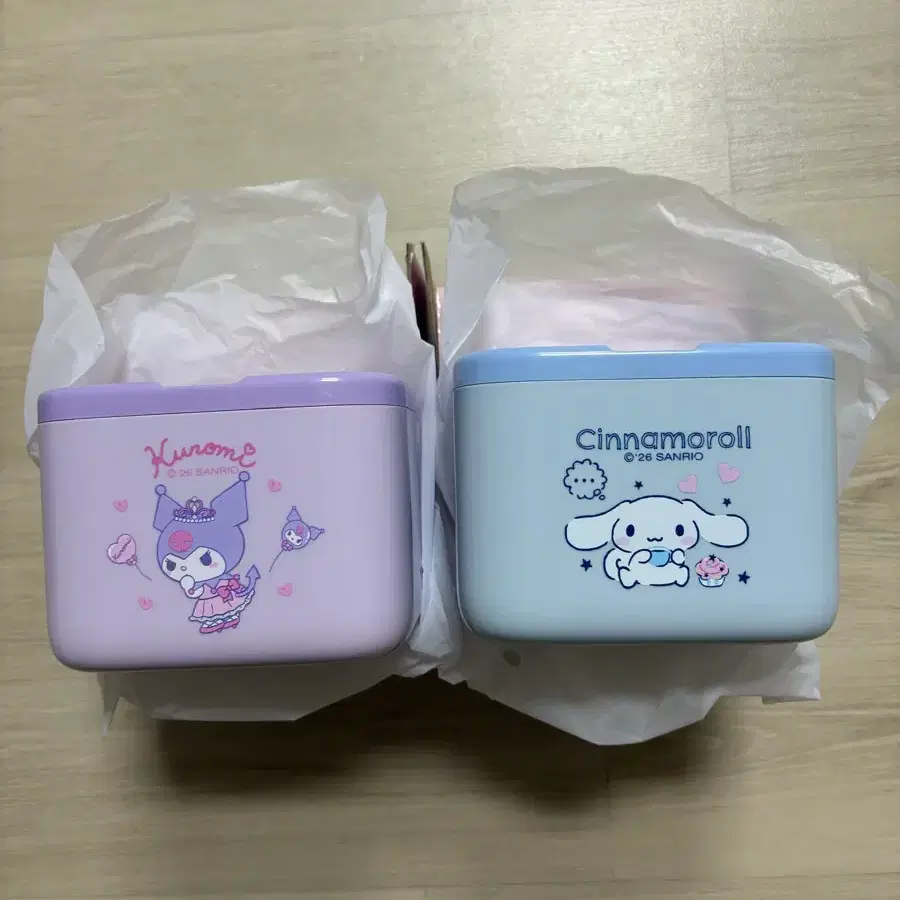 산리오 시나모롤 쿠로미 원터치 수납함 정리함 새상품