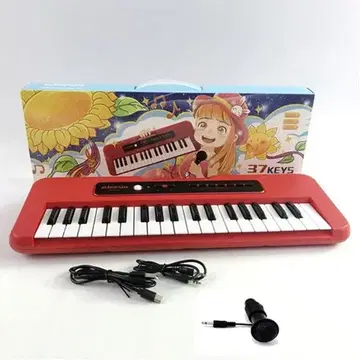 子供用電子キーボード37鍵盤マイク付き幼児 ピアノ おもちゃ子供音楽教育用鍵盤楽器家庭用練習用電子鍵盤